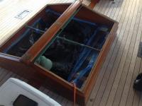 hatch lids removed to work n the undersides