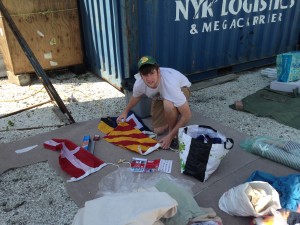 Stephen - Organizing, Folding, and Sorting all Flags