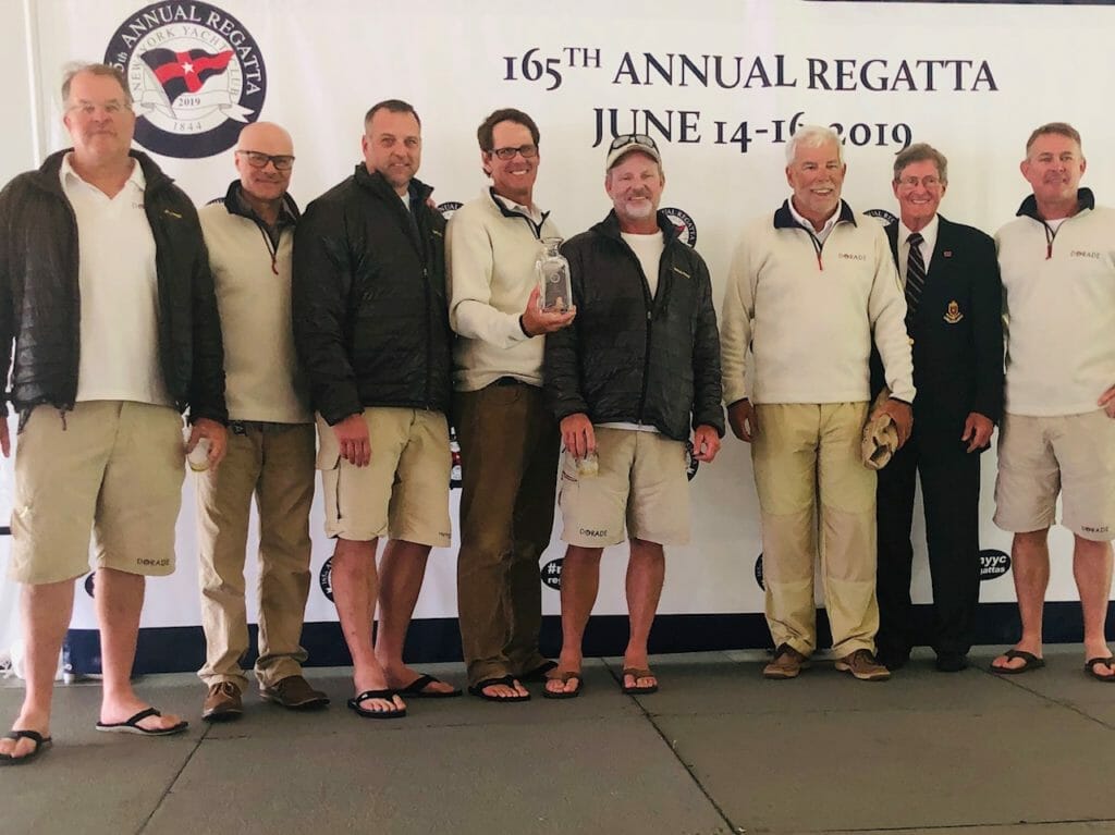 Team Dorade at New York Yacht Club 165th annual regatta prize-giving