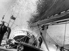 Dorade dinghy during transatlantic crossing 1933